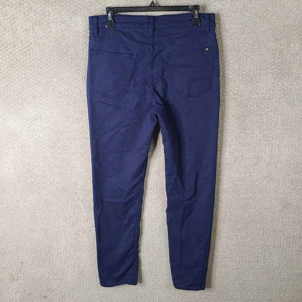 Banana Republic Pants Mens 32x30 Navy Blue Slim Fit Cotton Stretch 5 Pocket Work